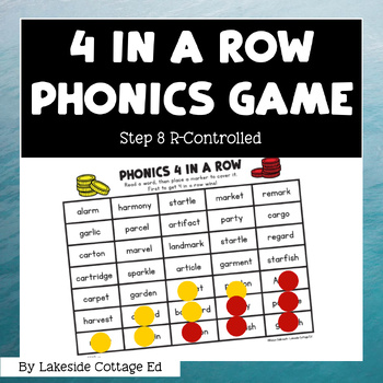 Preview of Reading System Step 8 Four in a Row Phonics Game