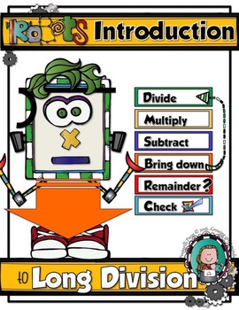 Preview of Step-by-Step ROBOTS' INTRODUCTION to LONG DIVISION