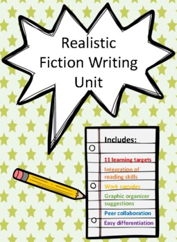 Preview of Step by Step: Realistic Fiction Writing Unit