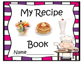 Preview of Step by Step Recipes for Preschoolers and Kindergarteners