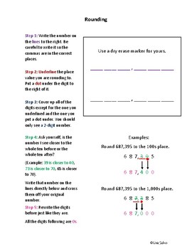 Preview of Step-by-Step Rounding