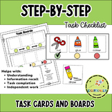 Step-by-Step Task Checklist with Task Cards and Boards