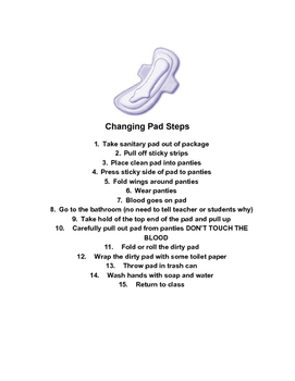 Preview of Step for changing a pad