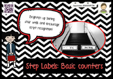 Japanese: Step labels : Basic Counters : BLACK AND WHITE VERSION