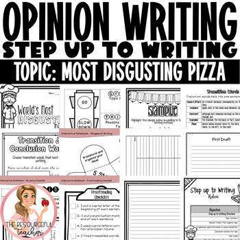 Preview of Opinion Writing Lessons & Activities | Step up to Writing Inspired
