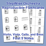 StepWise Orchestra (Violin, Viola, Cello & Bass) Free Flash Cards