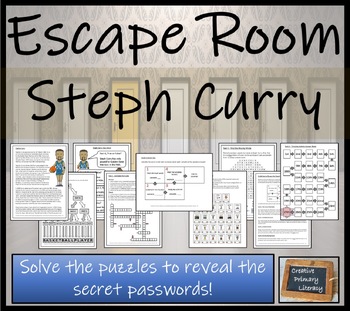 Preview of Steph Curry Escape Room Activity