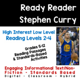 Stephen Curry Differentiated with Reading Comprehension - 