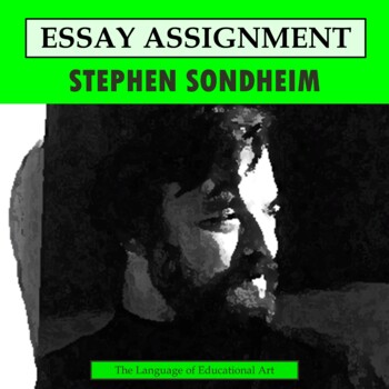 Preview of Stephen Sondheim Research Organizer & Paper Assignment — Music Theater — CCSS