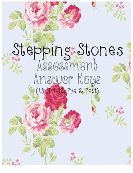 Preview of Stepping Stones Assessment Answer Key Binder Cover