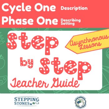 Preview of Stepping Stones Curriculum Cycle 1 Phase 1 Step By Step ASYNCHRONOUS Tchr Guides