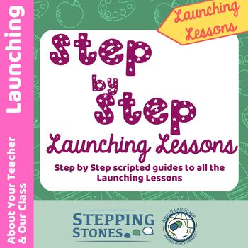 Preview of Stepping Stones Curriculum Launching Lessons Step By Step Teacher Guides