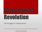 Steps Toward Revolution - British Taxes and Acts powerpoint