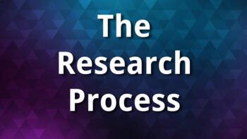 Preview of Steps in the Research Process / Identifying a Research Problem