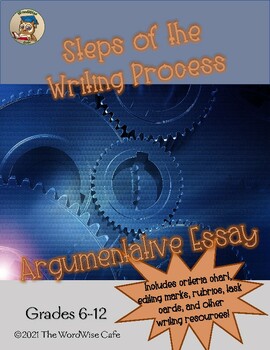 Preview of Steps of the Writing Process - Argumentative Essays