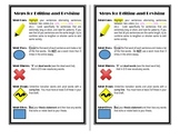 Steps to Edit and Revise Writing Handout for Interactive Notebook
