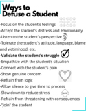 Steps to Support a Dysregulated Child