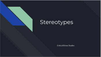 Preview of Stereotypes