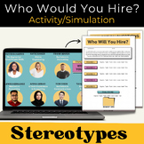 Stereotypes Activity: Who Would You Hire? (Google Slides) 