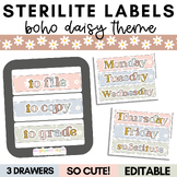 Sterilite 3 Drawer Labels Editable | Bin Labels | Turn it 