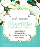 Sterilite Container Templates { Teal Mosaic }