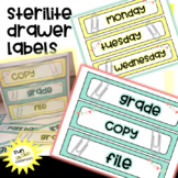 Sterilite Three Drawer Labels (Editable)
