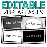 Sterilite Drawer Labels and Teacher Toolbox Labels - EDITABLE