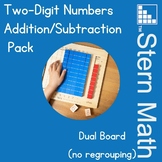 Stern Math Dual Board Two-Digit Addition and Subtraction Pack