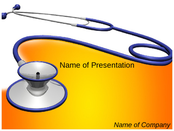 Preview of Stethoscope PowerPoint Template