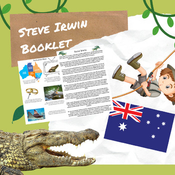 Preview of Steve Irwin Booklet