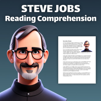 Preview of Steve Jobs Activity - Reading Comprehension