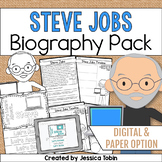 Steve Jobs Biography Pack - Digital Biography Activity in 