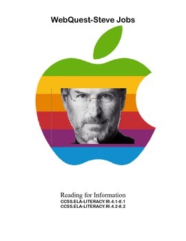 Preview of Steve Jobs WebQuest