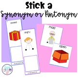 Stick A Synonym or Antonym for Speech Therapy