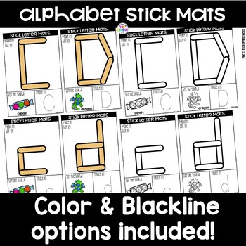Wiki Stick Alphabet Mats by Learning Ladder Co