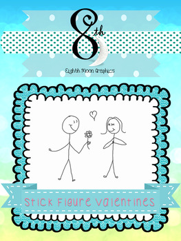 Preview of Stick Figure Valentines