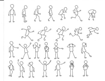 Stick Figure Drawing Thank You | Great PowerPoint ClipArt for Presentations  - PresenterMedia.com