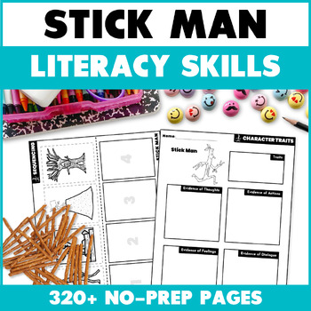 Preview of Stick Man Book Activities - Julia Donaldson Literacy Read Aloud Book Companion