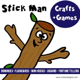 Stick Man Flashcards and Game cards - Kids Club English