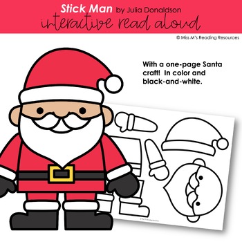 Stick Man Interactive Read Aloud and Activities by Miss M's Reading ...