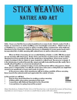 Preview of Stick Weaving, Nature and Art