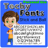 Stick and Ball Font for Personal Use