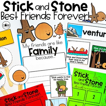 Preview of Stick and Stone Best Friends Forever Read Aloud Activities