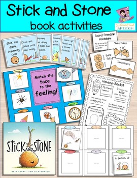 plads Fearless strøm Stick and Stone: Book Activities for Speech, Language and Education
