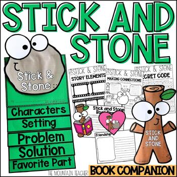 Preview of Stick and Stone Read Aloud Activities with Back to School Crafts