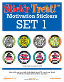 Stick’r Treat! Motivation Sticker Templates, SET 1
