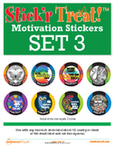 Stick’r Treat! Motivation Sticker Templates, SET 3