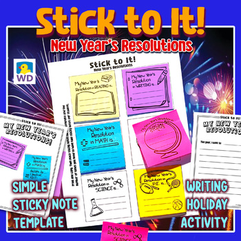 Preview of Stick to It! New Year's Resolution