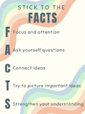 Stick to the FACTS Classroom Visual Poster