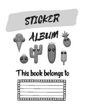 Preview of Sticker Book-120pages